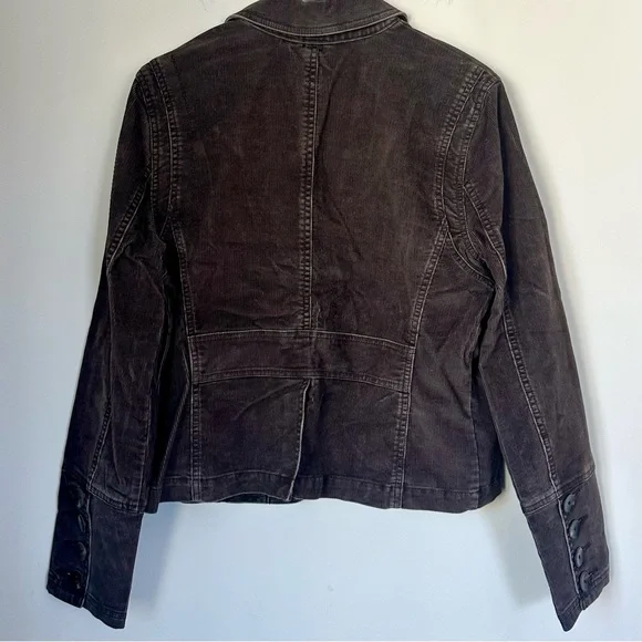Caslon Brown Corduroy Blazer Jacket - Size: Large - Picture 5 of 6